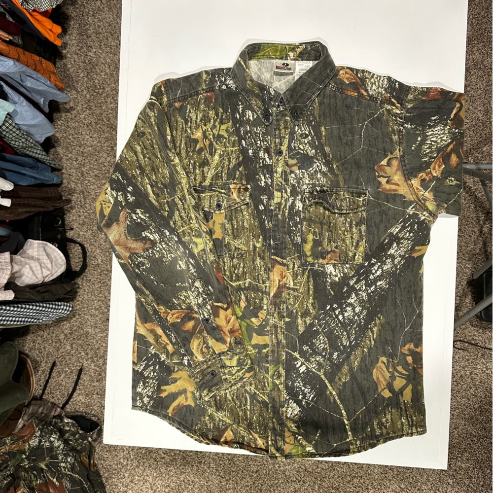 Mossy Oak Break-Up Long Sleeve Shirt Large